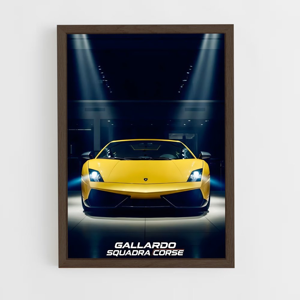 Poster Lueur Jaune – affiche Lamborghini (vue 5)
